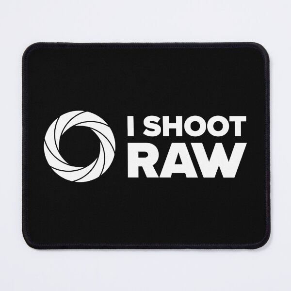 Item preview, I Shoot Raw II - Photography Design (White Text) designed and sold by STUDIO-72.