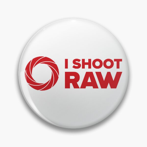 Item preview, I Shoot Raw II - Photography Design (Red on White) designed and sold by STUDIO-72.