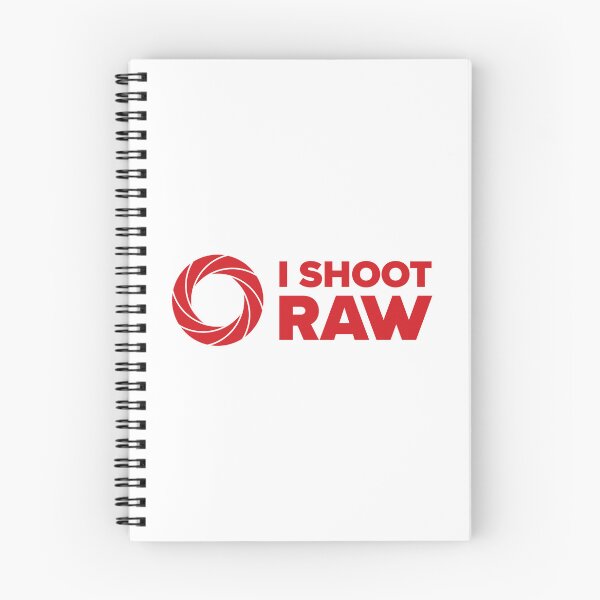 Item preview, I Shoot Raw II - Photography Design (Red on White) designed and sold by STUDIO-72.