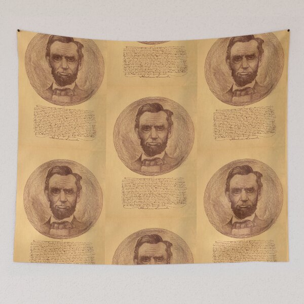 Item preview, Abraham Lincoln address book drawing 1909 designed and sold by aapshop.