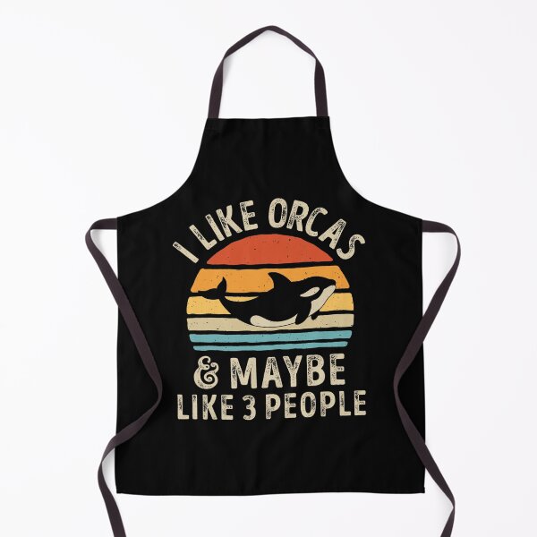 Item preview, I Like Orcas and Maybe 3 People Orca Killer Whale Retro Men designed and sold by PaulDonna.