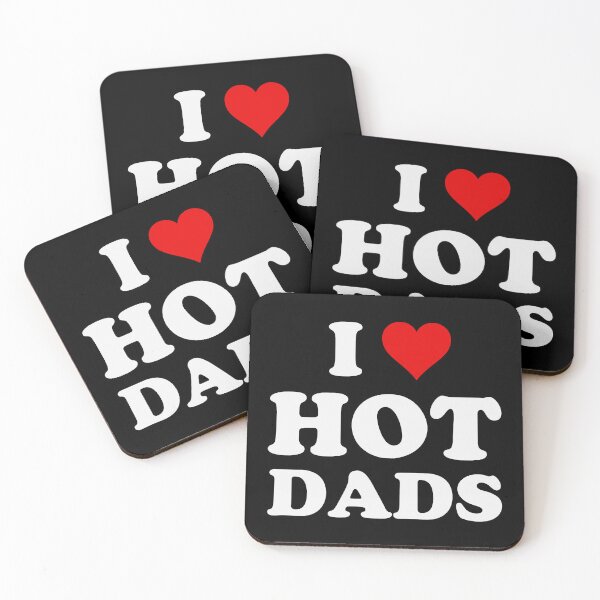 Item preview, I Love Hot Dads Funny birthday chirstmas present designed and sold by PaulDonna.