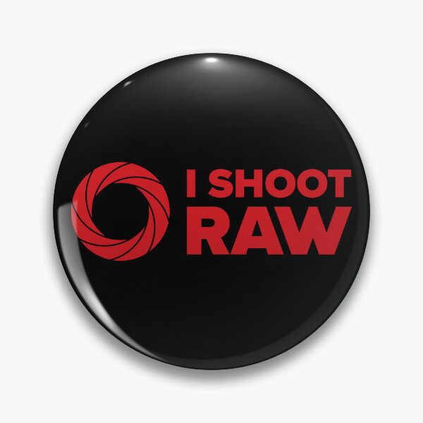 Item preview, I Shoot Raw II - Photography Design (Red on Black) designed and sold by STUDIO-72.