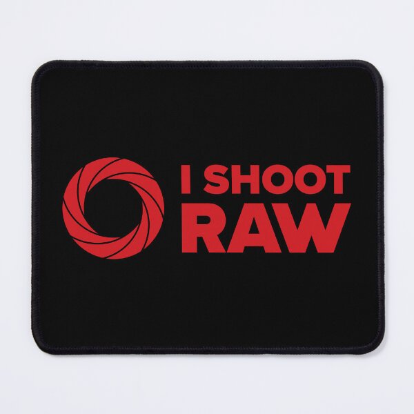 Item preview, I Shoot Raw II - Photography Design (Red on Black) designed and sold by STUDIO-72.