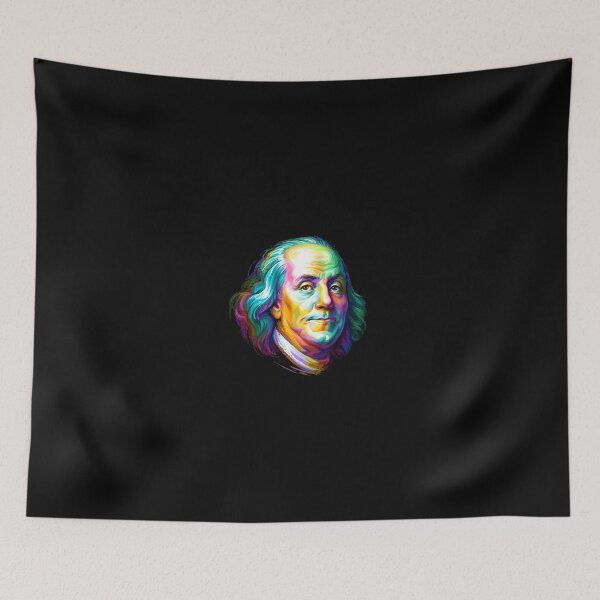 Item preview, Benjamin Franklin Colorful Portrait designed and sold by Toralloisa.