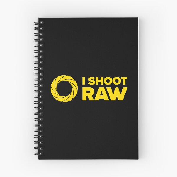 Item preview, I Shoot Raw II - Photography Design (Yellow on Black) designed and sold by STUDIO-72.