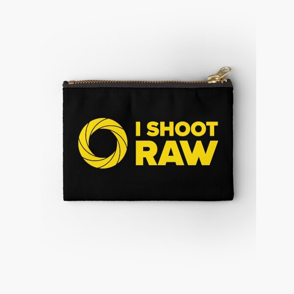Item preview, I Shoot Raw II - Photography Design (Yellow on Black) designed and sold by STUDIO-72.