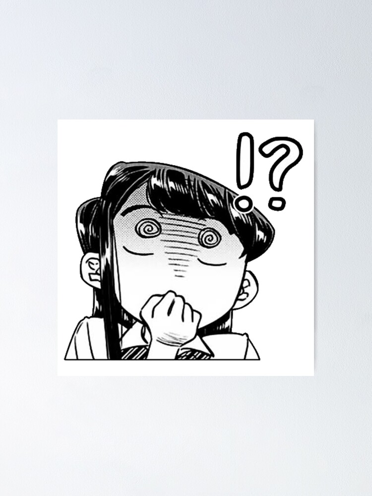 Blushing Komi-san Poster for Sale by PegShop