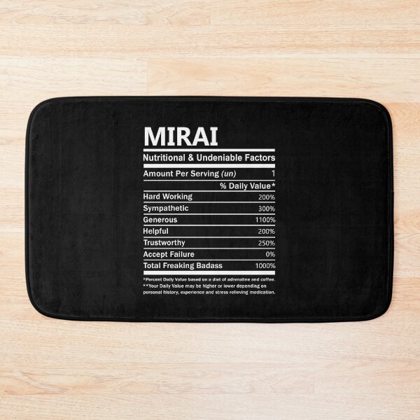 Item preview, Mirai Name T Shirt - Mirai Nutritional And Undeniable Factors Gift Item Tee designed and sold by gabridunc4.