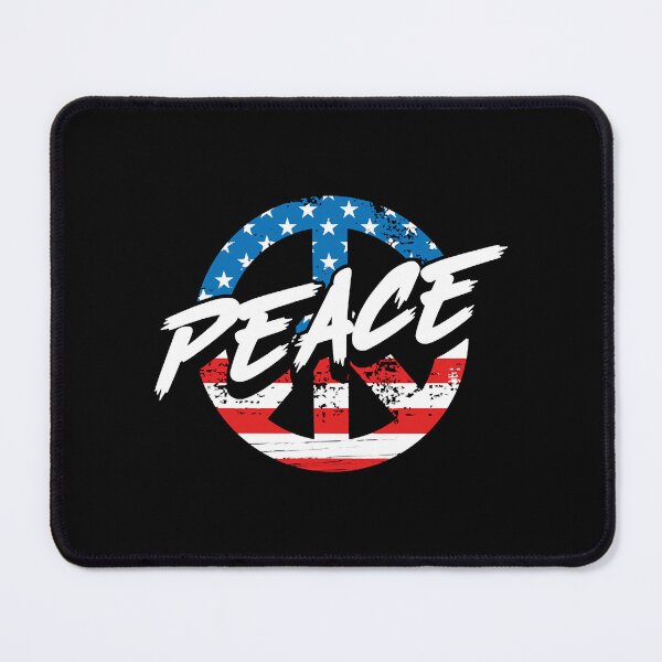 Item preview, Peace Sign wrapped with the USA Flag designed and sold by PaulDonna.