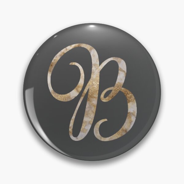 Item preview, Rose Gold Marble Monogram Alphabet Letter B design designed and sold by PaulDonna.