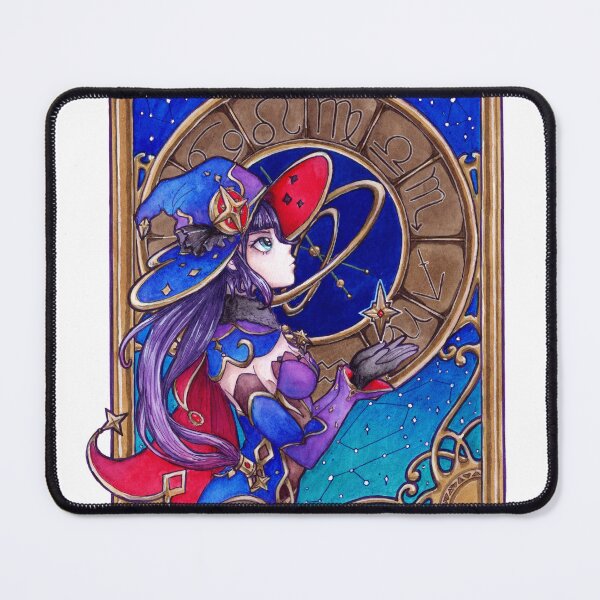 Item preview, Art Nouveau Mona Genshin Impact designed and sold by Citas-Paintbox.