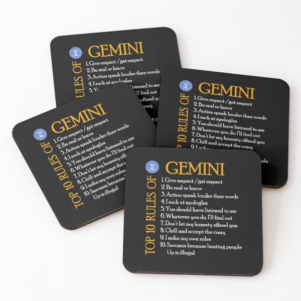 Item preview,  Top 10 rules of Gemini designed and sold by sssweetness.