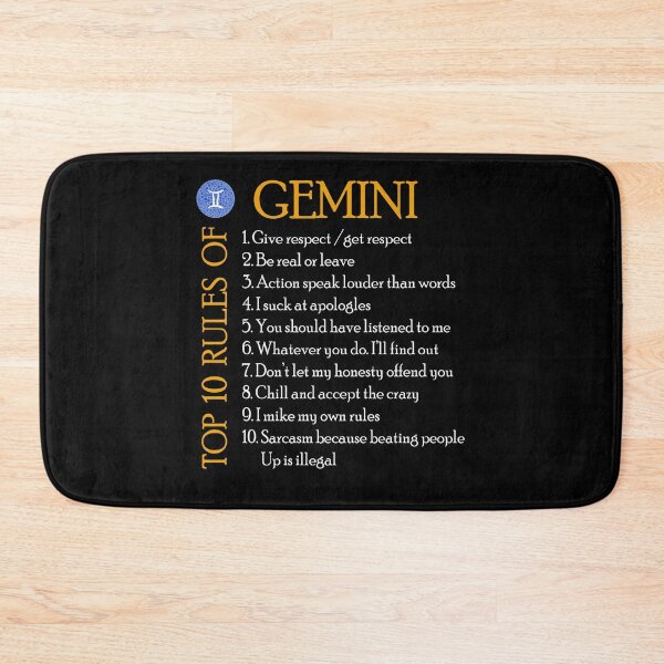 Item preview,  Top 10 rules of Gemini designed and sold by sssweetness.