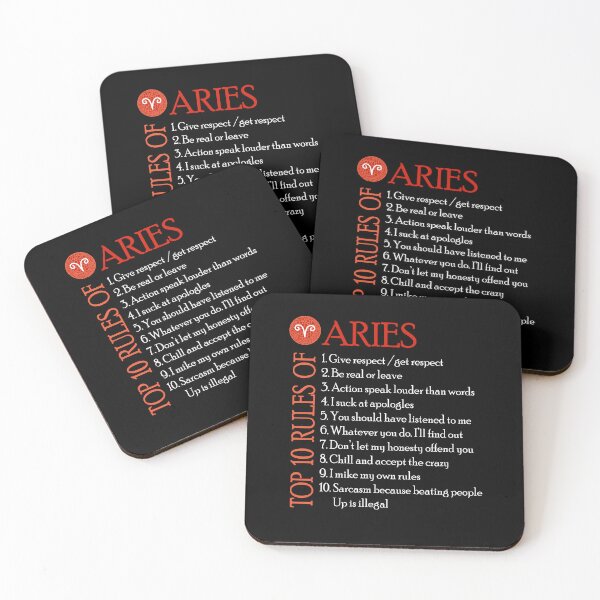 Item preview, Top 10 rules of Aries designed and sold by sssweetness.