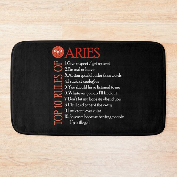 Item preview, Top 10 rules of Aries designed and sold by sssweetness.