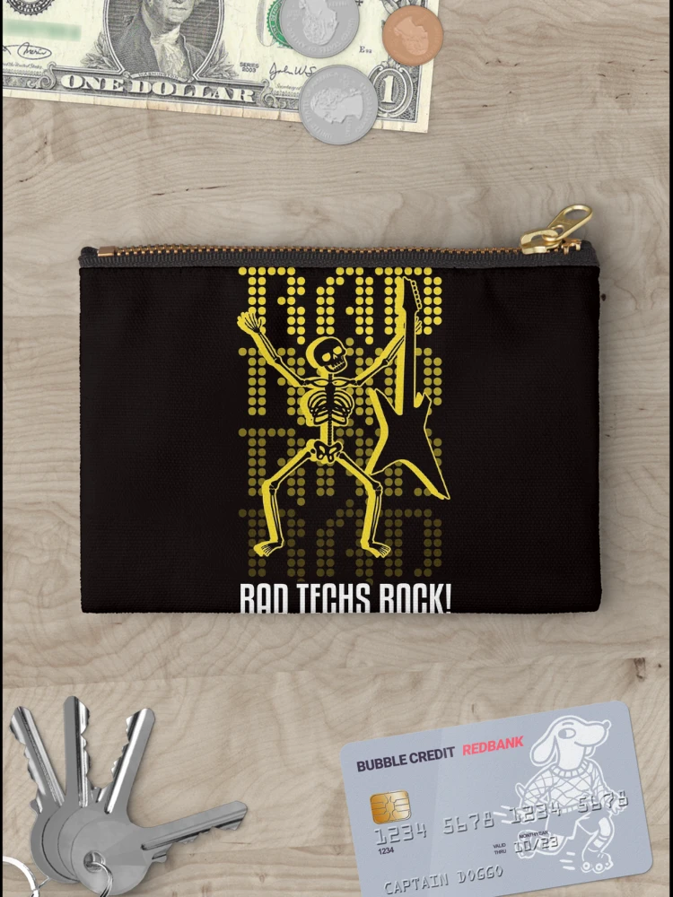 Thumbnail 3 of 4, Zipper Pouch, Rad Techs Rock Radiologist Radiographer Radiography designed and sold by TomGiantDesigns.