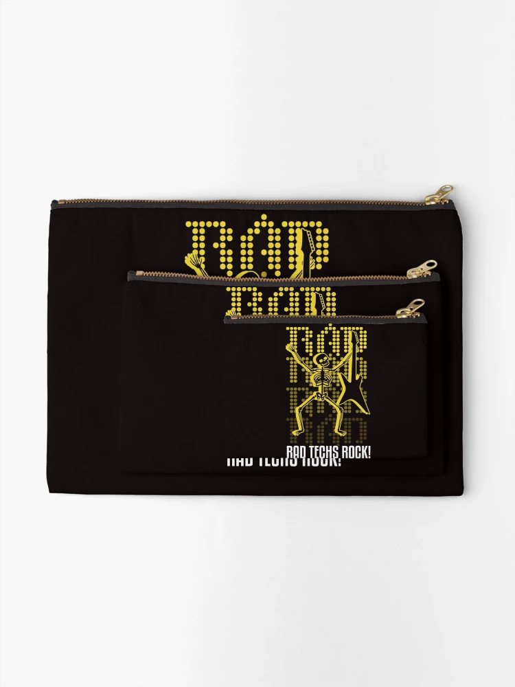 Thumbnail 2 of 4, Zipper Pouch, Rad Techs Rock Radiologist Radiographer Radiography designed and sold by TomGiantDesigns.