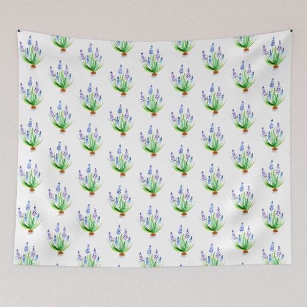 Item preview, Grape Hyacinth (Muscari) - watercolor botanical artwork designed and sold by magnoliART botanical_kata.