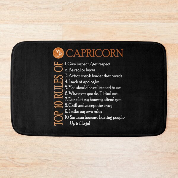 Item preview, Top 10 Rules Of Capricorn designed and sold by sssweetness.