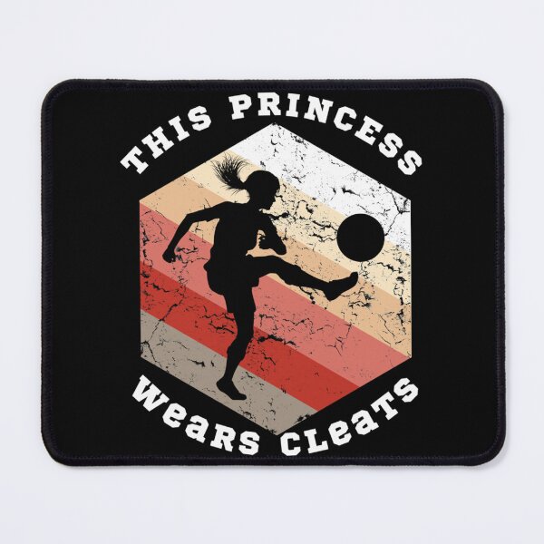 Item preview, This Princess Wears Cleats Fitted Scoop T-Shirt designed and sold by samirdari7.
