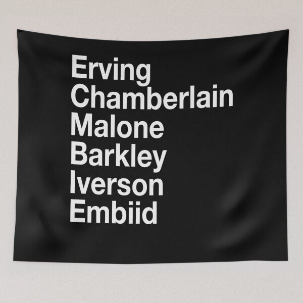 Item preview, Joel Embiid & Sixers Legends Essential designed and sold by RosaGuerra12.
