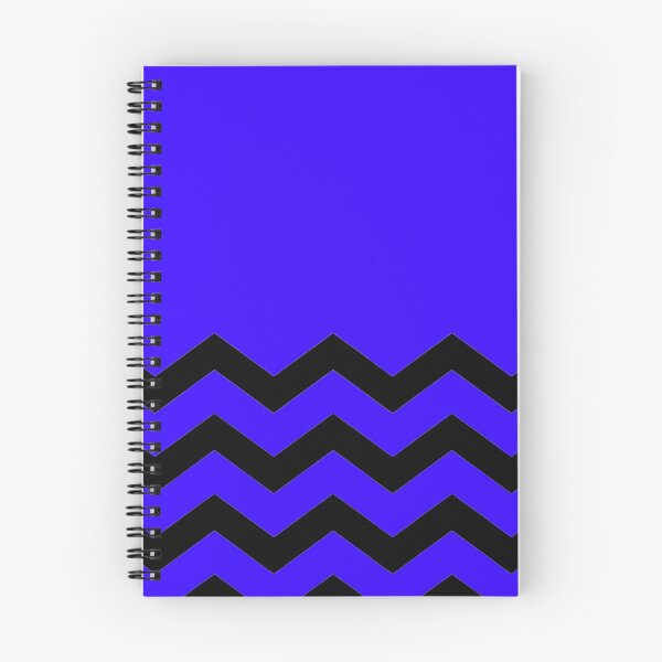 Item preview, BLACK AND BLUE CHEVRON ZIG ZAG  HALF TONE PATTERN - BY OZCUSHIONSTOO designed and sold by ozcushionstoo.