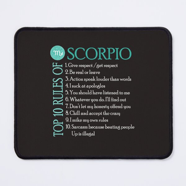 Item preview, Top 10 rules of Scorpio designed and sold by sssweetness.