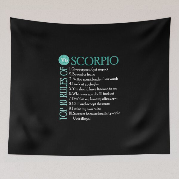 Item preview, Top 10 rules of Scorpio designed and sold by sssweetness.