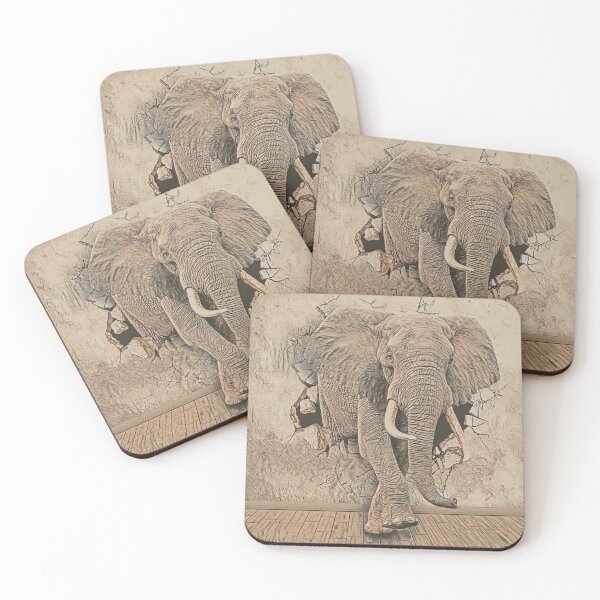 Item preview, Elephant 3D designed and sold by KROKOTON.