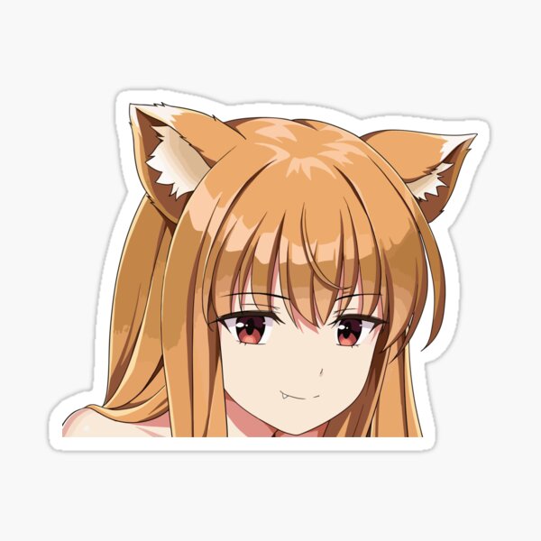 Item preview, Holo Peeker Spice And Wolf designed and sold by WeebooTr4sh.