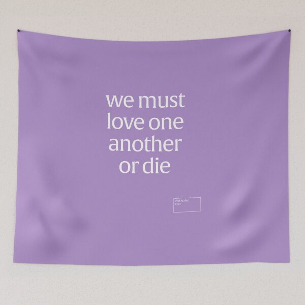 Item preview, We Must Love One Another Or Die72 designed and sold by PBNCreations.