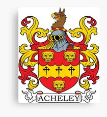 Acheley Coa of Arms Canvas Print