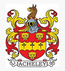 Acheley Coa of Arms Photographic Print