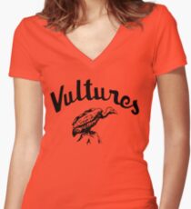 Blondie Vultures Shirt Women's Fitted V-Neck T-Shirt