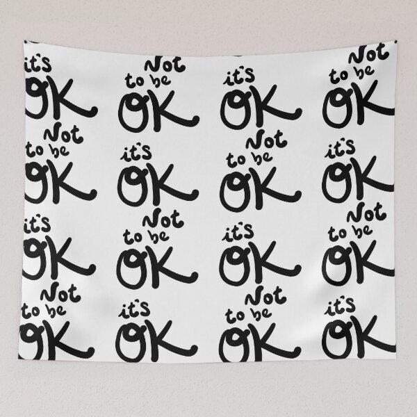 Item preview, Its okay not to be okay Lettering designed and sold by Khotekmei.