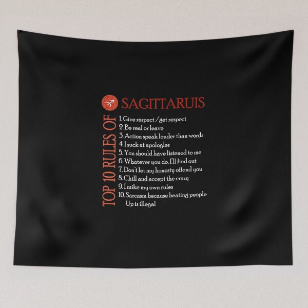 Item preview, Top 10 rules of Sagittarius designed and sold by sssweetness.