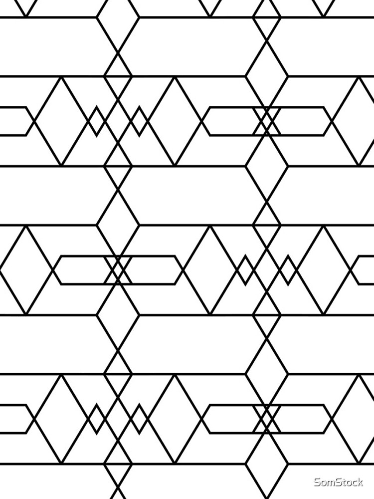 Thumbnail 4 of 4, Samsung Galaxy Phone Case, Abstract linear pattern designed and sold by SomStock.
