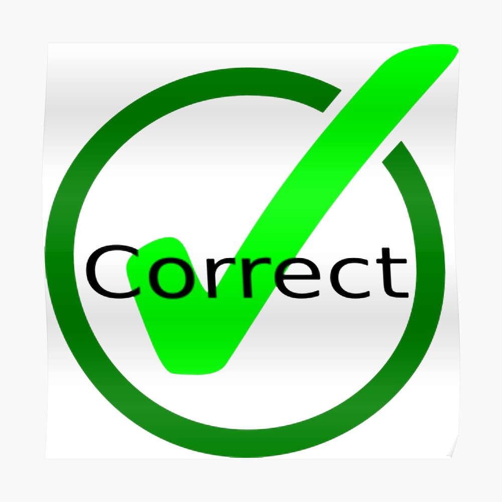 Correct Sticker By Scotter1995 Redbubble