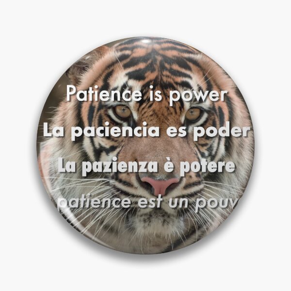 Item preview, Patience is power designed and sold by profealiceinfo.