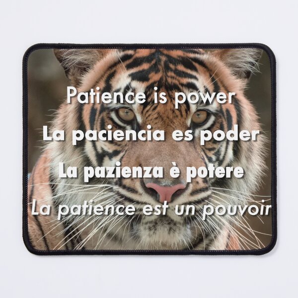 Item preview, Patience is power designed and sold by profealiceinfo.