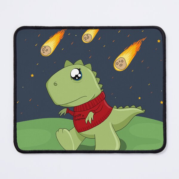 Item preview, T-Rex and Asteroids designed and sold by ValentinaHramov.