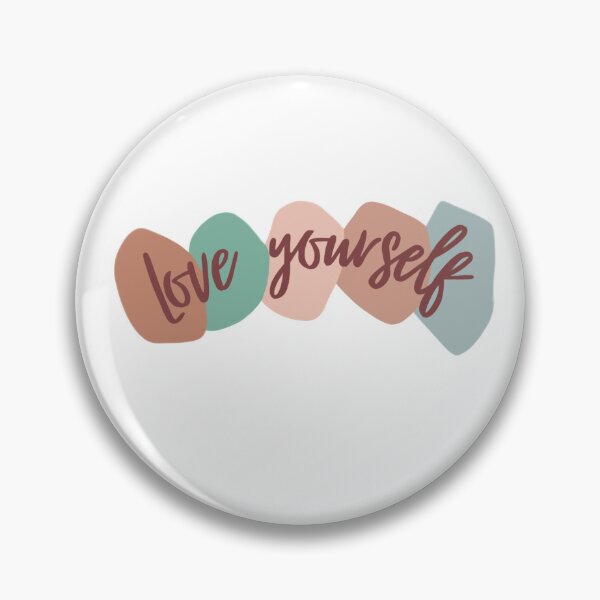 Item preview, Love yourself inspirational life quote (colour palette, color palete) designed and sold by Sanaura.