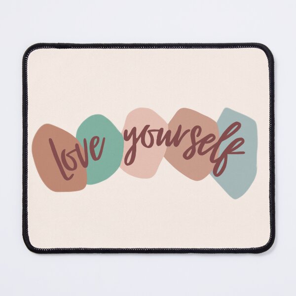 Item preview, Love yourself inspirational life quote (colour palette, color palete) designed and sold by Sanaura.
