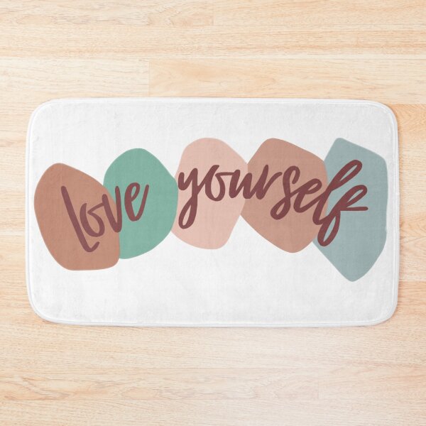Item preview, Love yourself inspirational life quote (colour palette, color palete) designed and sold by Sanaura.