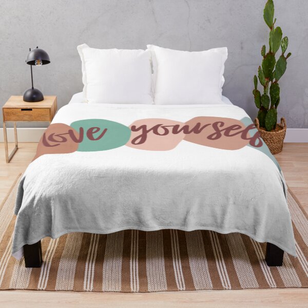 Item preview, Love yourself inspirational life quote (colour palette, color palete) designed and sold by Sanaura.