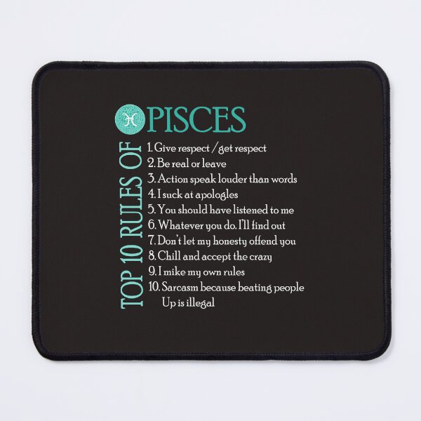 Item preview, Top 10 rules of Pisces designed and sold by sssweetness.
