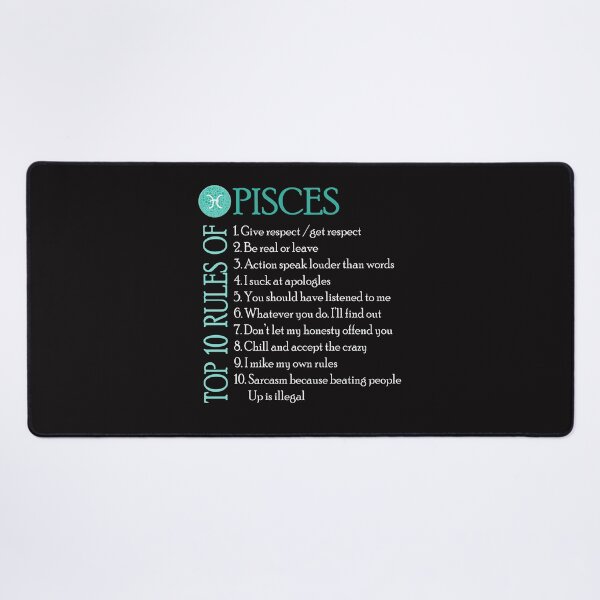 Item preview, Top 10 rules of Pisces designed and sold by sssweetness.