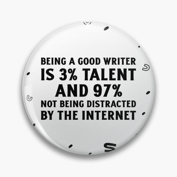 Item preview, Good Writer designed and sold by SwordsAndCharms.