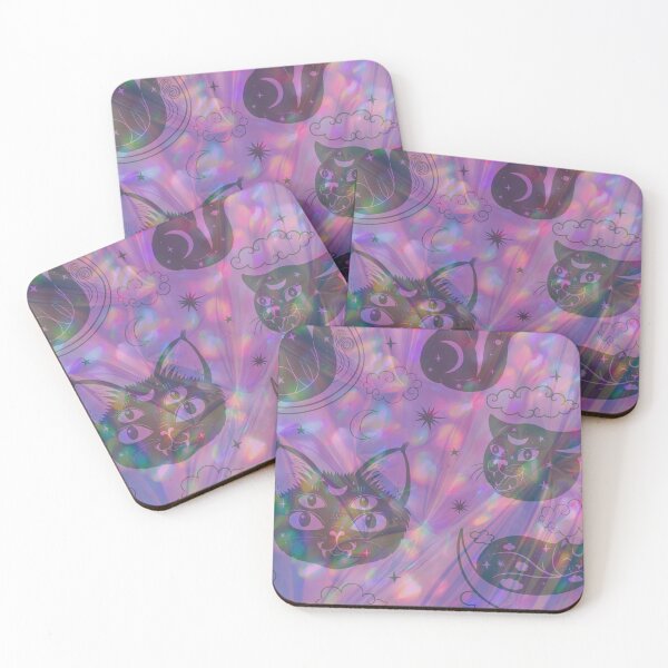 Item preview, holo cats designed and sold by Beeroclock.